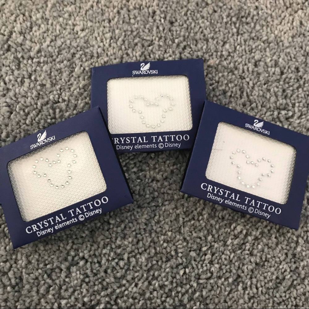 Swarovski 3 Crystal Disney tattoo